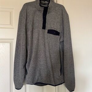 Eddie Bauer Men's Chutes Mock Neck Fleece Pullover Size XL Tall